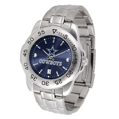 dallas cowboys stainless steel watch.